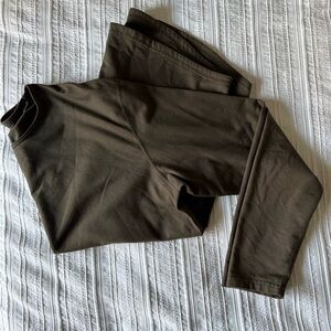 Men's Olive long sleeve shirt Bylt Basics